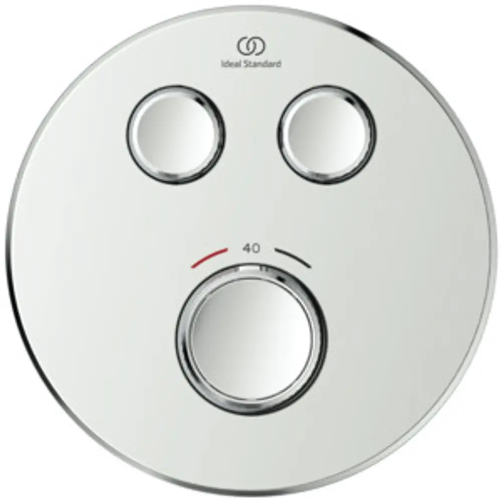 IS-Brausethermostat-UP-Ceratherm-Navigo-2-Verbraucher-Rund-Chrom-A7296AA gallery number 2